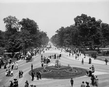 Central Avenue, Belle Isle Park, Detroit, Mich., between 1900 and 1910. Creator: Unknown