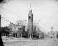 Central Church and Armory, Worcester, Mass., c1906. Creator: Unknown