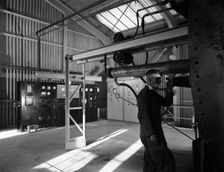 Central control area of the dolomite plant, Steetley, Nottinghamshire, 1963. Creator: Michael Walters