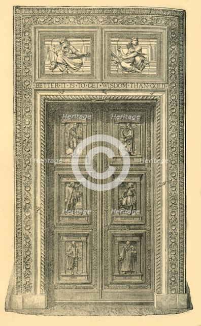 'Central Door, South Kensington Museum', c1860s, (1881).  Creator: Unknown.