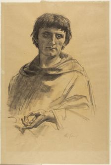 Central Figure, study for The Life of Saint Louis, King of France, c. 1878. Creator: Alexandre Cabanel