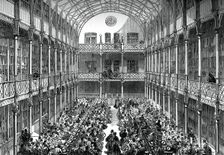 Central hall of the Royal Army Clothing Depot, Pimlico, c1880