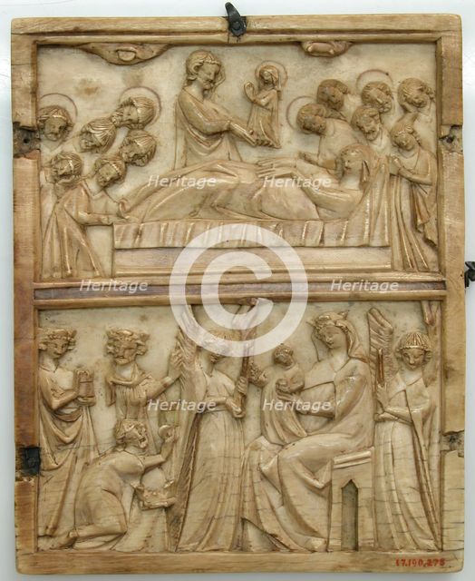 Central Leaf of a Diptych, French (?) or North Italian, 14th century. Creator: Unknown.
