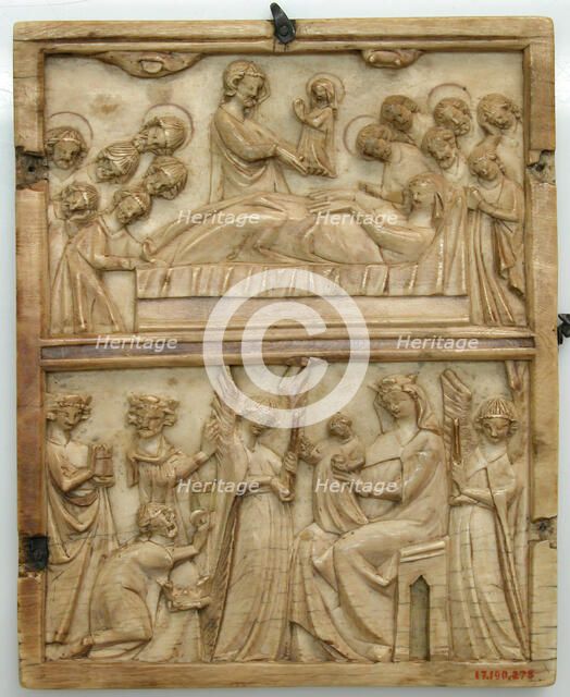 Central Leaf of a Diptych, French (?) or North Italian, 14th century. Creator: Unknown.