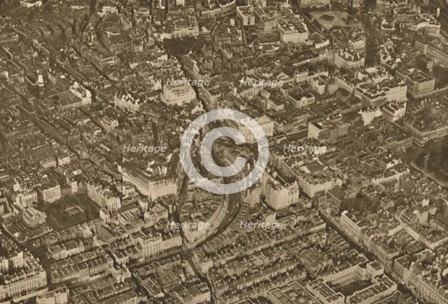 'Central London From Burlington House To Trafalgar House  As The Aircraft Sees It', c1935. Creator: Aerofilms.
