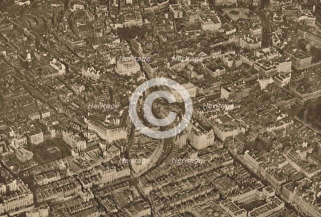 'Central London From Burlington House To Trafalgar House  As The Aircraft Sees It', c1935. Creator: Aerofilms.