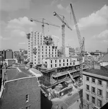 Central London YMCA, Great Russell Street, Camden, London, 09/07/1974. Creator: John Laing plc