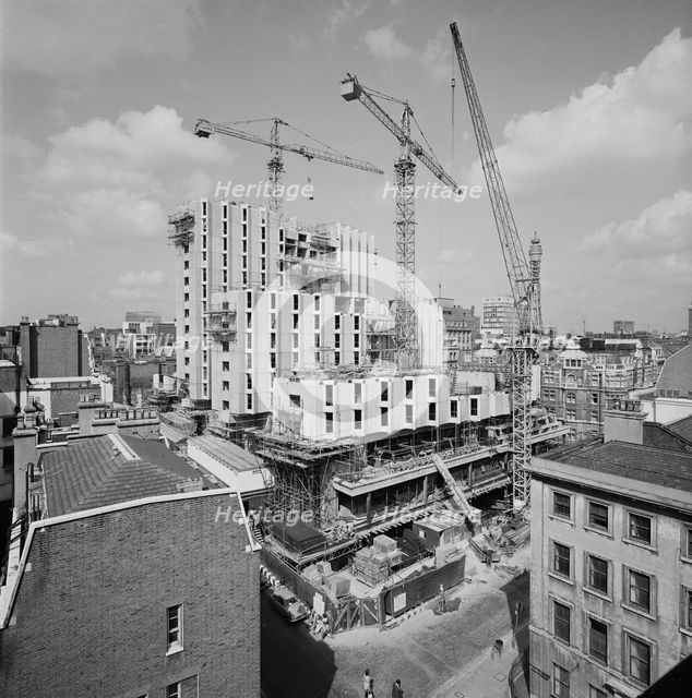 Central London YMCA, Great Russell Street, Camden, London, 09/07/1974. Creator: John Laing plc.