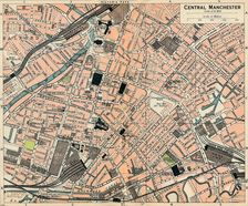 Central Manchester c20th Century. Artist: John Bartholomew