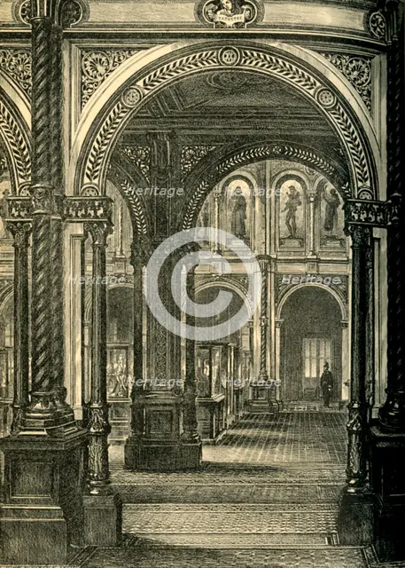 'Central or Loan Court, South Kensington Museum', c1860s, (1881).  Creator: John Watkins.