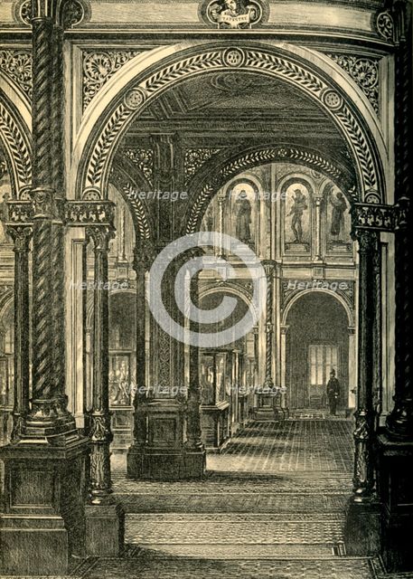 'Central or Loan Court, South Kensington Museum', c1860s, (1881).  Creator: John Watkins.
