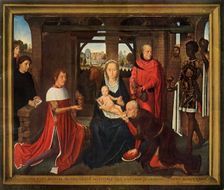 Central panel from triptych the Adoration of the Magi 1479-1480. Creator: Hans Memling
