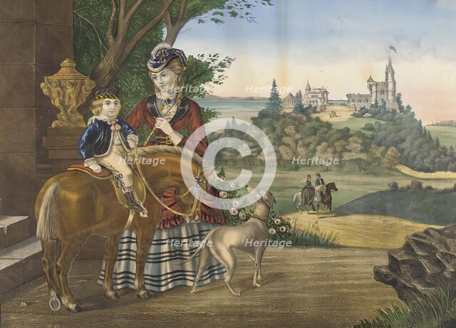 Central Park, New York: the First Ride, c1873. Creator: Unknown.