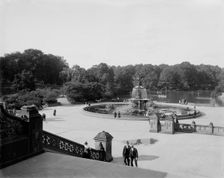 Central Park, New York, the fountain (i.e. Bethesda Fountain), c1901. Creator: Unknown
