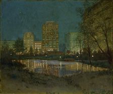 Central Park and the Plaza, 1917-1918. Creator: William Anderson Coffin