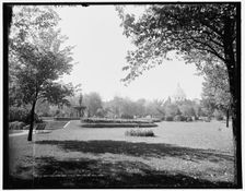 Central Park and State Capitol, St. Paul, Minn., c1902. Creator: William H. Jackson