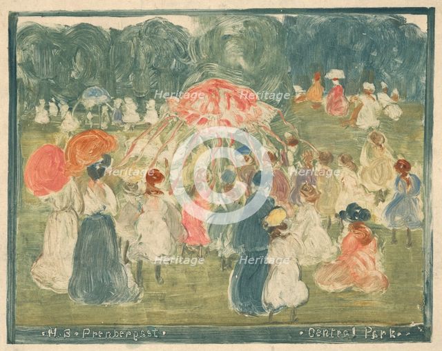 Central Park, c. 1901. Creator: Maurice Brazil Prendergast.