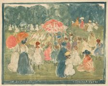 Central Park, c. 1901. Creator: Maurice Brazil Prendergast