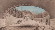 Central Park, Transverse Road No. 2, 1870. Creator: EP