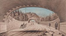 Central Park, Transverse Road No. 2, 1870. Creator: EP