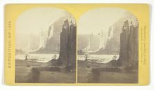 Central portion of Cañon de Chelle, New Mexico..., 1873. Creator: Tim O'Sullivan