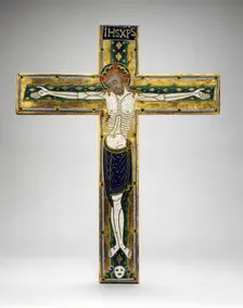 Central Plaque of a Cross, French, ca. 1185-95. Creator: Unknown
