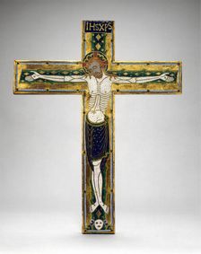 Central Plaque of a Cross, French, ca. 1185-95. Creator: Unknown