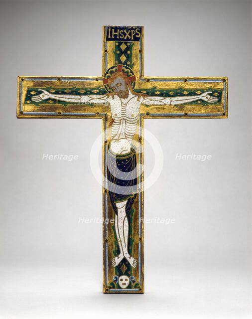 Central Plaque of a Cross, French, ca. 1185-95. Creator: Unknown.