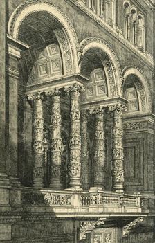 Central Recess in the Principal Quadrangle c1860s?, (1881). Creator: John Watkins