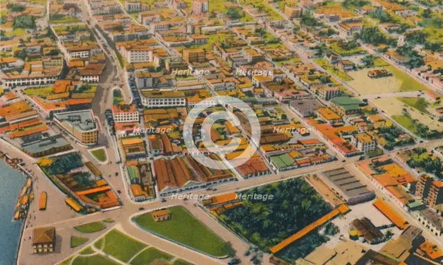 'Central Section of Barranquilla', c1940s. Artist: Unknown.