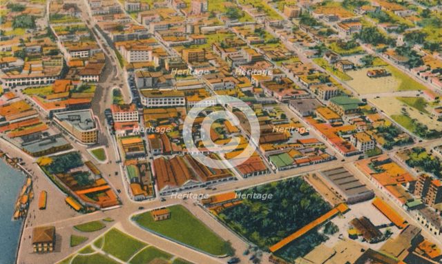 'Central Section of Barranquilla', c1940s. Artist: Unknown.