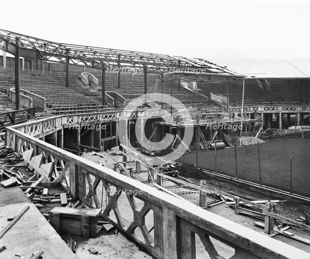 Centre Court under construction, All England Lawn Tennis and Croquet Club, Wimbledon, London, 1922. Artist: Bedford Lemere and Company.