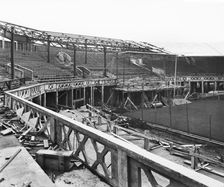 Centre Court under construction, All England Lawn Tennis and Croquet Club, Wimbledon, London, 1922. Artist: Bedford Lemere and Company