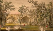 Centre Crosswalk, Vauxhall Gardens, London, c1751. Creator: Unknown