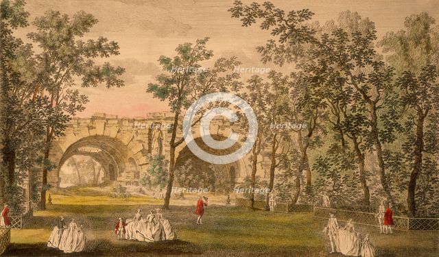 Centre Crosswalk, Vauxhall Gardens, London, c1751. Creator: Unknown.