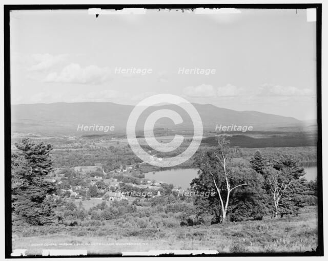 Centre Harbor from Garnet Hill, Lake Winnipesaukee, N.H., c1906. Creator: Unknown.