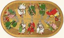 Centre Painting on the Ceiling, Hall of Justice 1907. Creator: Unknown