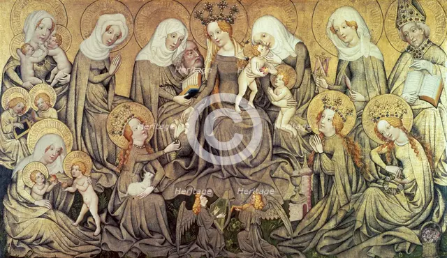 Centre panel of the Ortenberg Altarpiece, c1410-1420. Artist: Master of the Ortenberg Altar