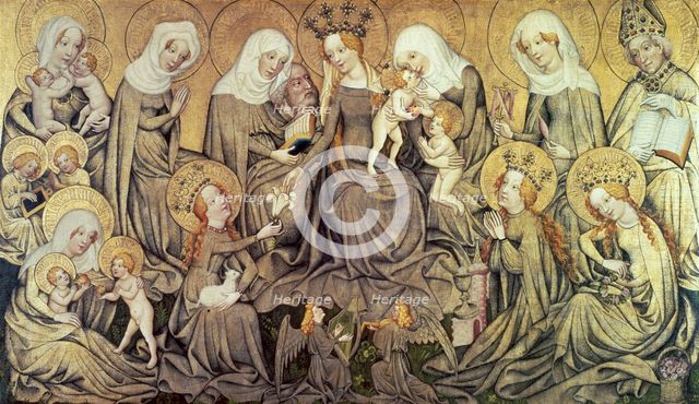 Centre panel of the Ortenberg Altarpiece, c1410-1420. Artist: Master of the Ortenberg Altar