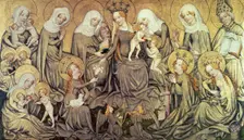 Centre panel of the Ortenberg Altarpiece, c1410-1420. Artist: Master of the Ortenberg Altar