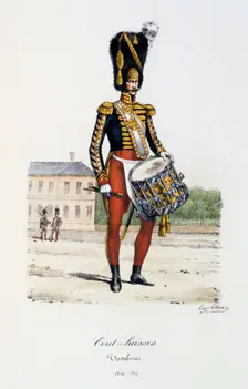 Cents-Suisses, Drummer, 1814-17 Artist: Eugene Titeux