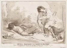 Cephalus and Procris, 1764-98. Creator: Vincenzio Vangelisti