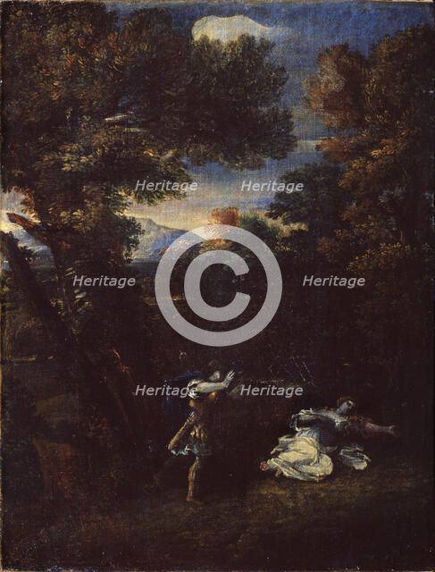 Cephalus and Procris. Artist: Franceschini, Marcantonio (1648-1729)