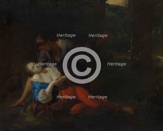 Cephalus and Procris, probably 1680s. Creator: Godfried Schalcken.