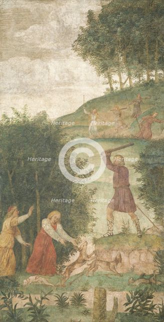 Cephalus Punished at the Hunt, c. 1520/1522. Creator: Bernardino Luini.