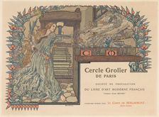 Cercle Grolier de Paris, 1903. Creator: Schwabe, Carlos (1866-1926)