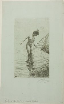 Cercles d'eau II, 1907. Creator: Anders Leonard Zorn