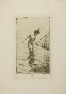 Cercles d'eau II, 1907. Creator: Anders Leonard Zorn