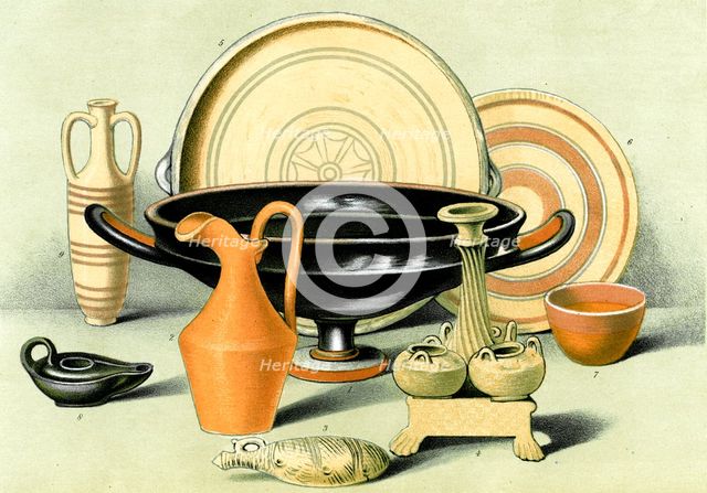 Ceramic Art, Ancient Greek, Cyprian and Etruscan. Artist: Unknown
