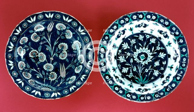 Ceramic Plates, c16th Century. Artist: Unknown